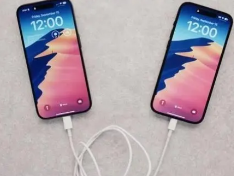 点军苹果15维修店分享iPhone15可以给安卓充电吗 